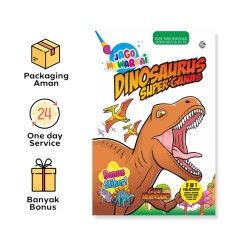 Jago Mewarnai: Dinosaurus Super Ganas